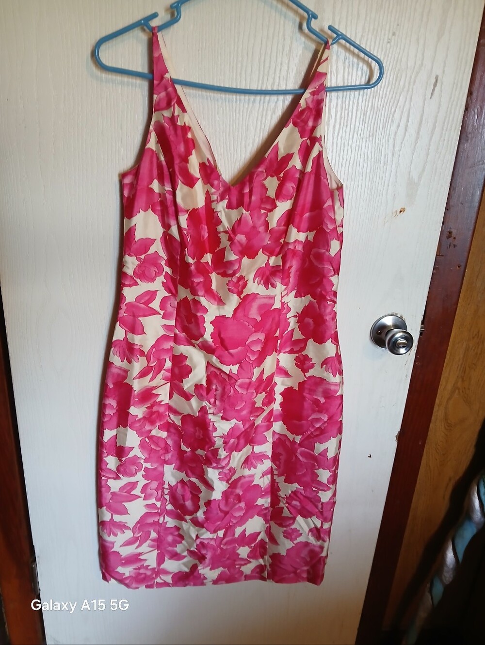 Pink Floral Slip Dress - Unbranded